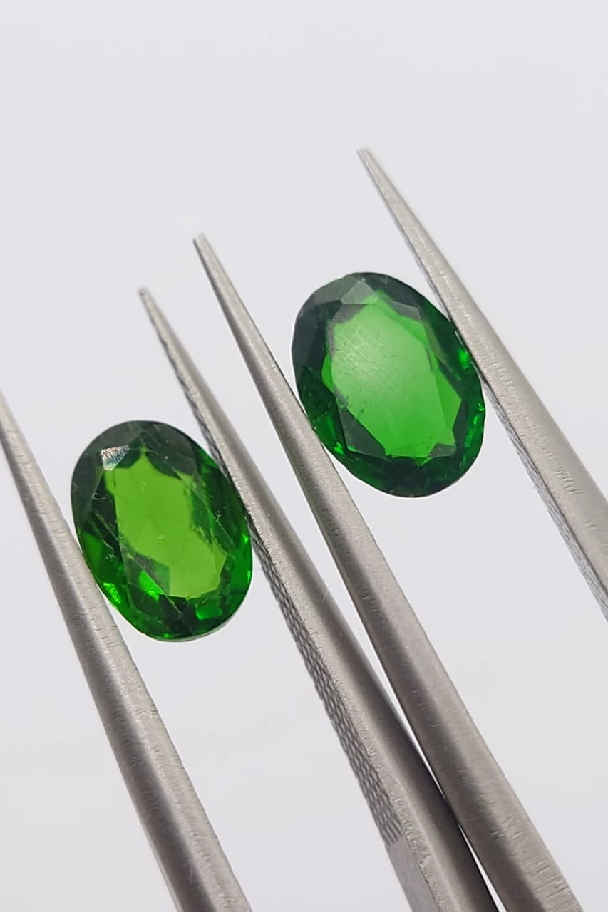 1.61ct Natural Green Chrome Diopside Oval Cut Loose Gemstone From Pakistan — view 4
